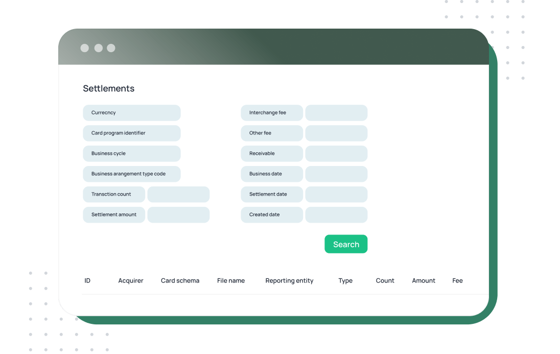 Payment Processor Back-Office