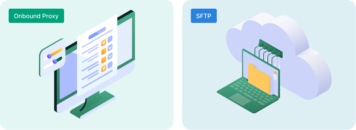 Outbound proxy & SFTP