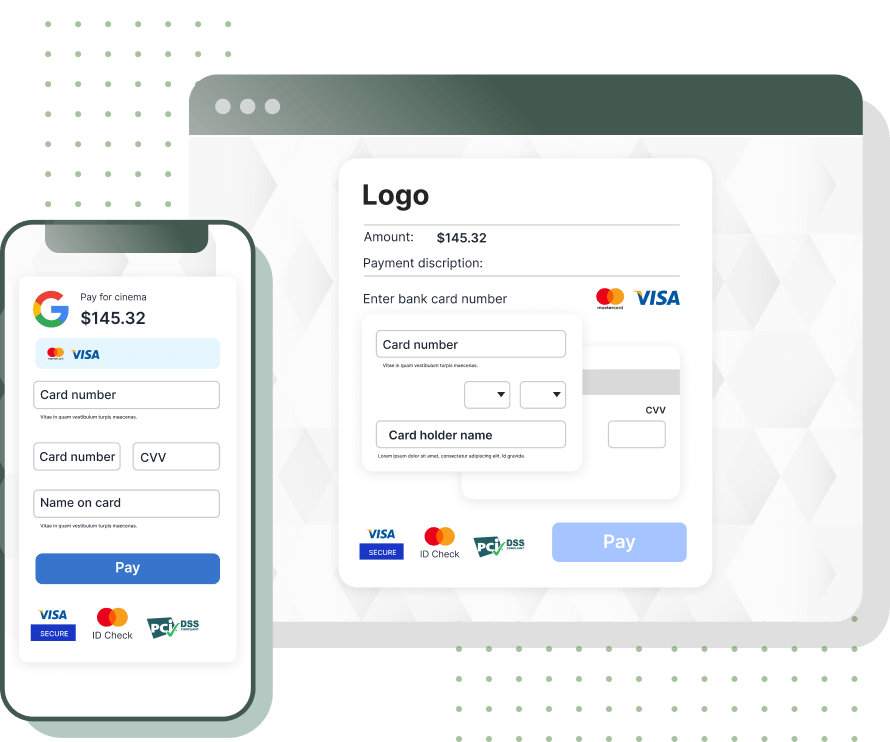 Let your merchants increase conversion and reduce chargebacks with a fully-customizable payment page