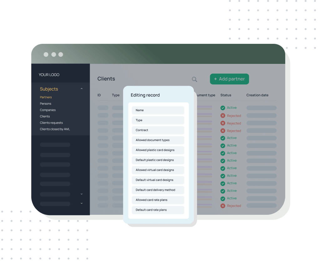 Multi-tenant fintech management