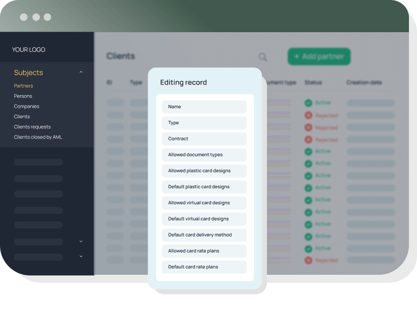 Multi-tenant fintech management