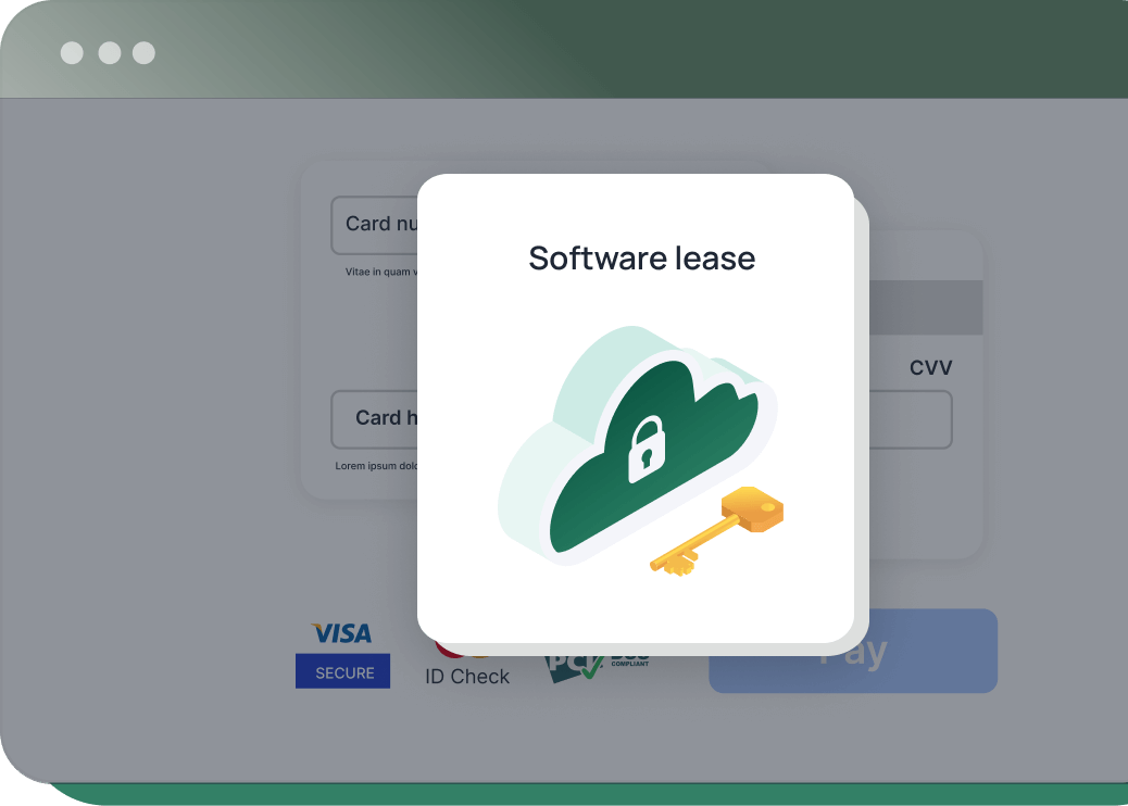 Software lease pricing