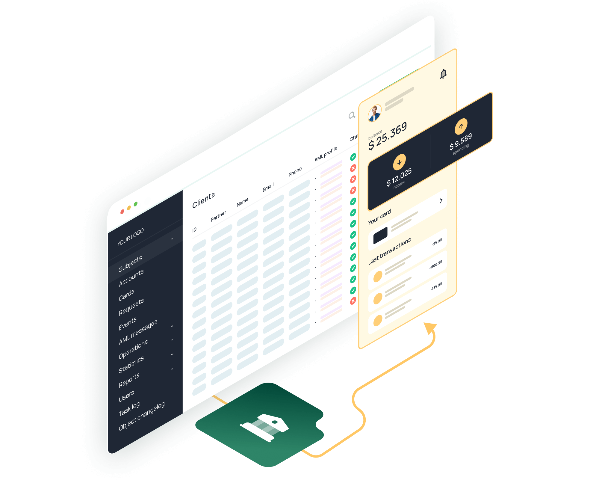 Multi-tenant card issuing